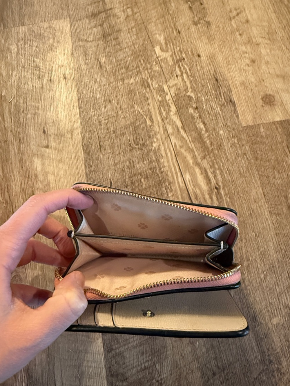 kate spade Pink Saffiano Zip Wallet - Picture 4 of 5
